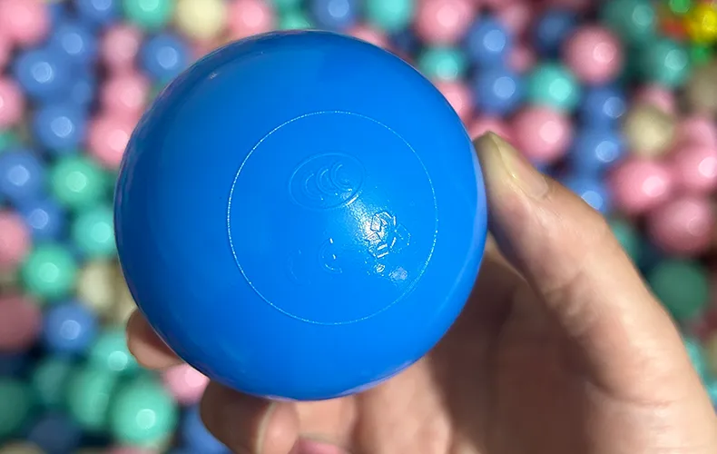 Multi color BPA Free Crush Proof Plastic Soft Ocean Ball Pit Pool Ball Fun Toys For Toddlers And Kids